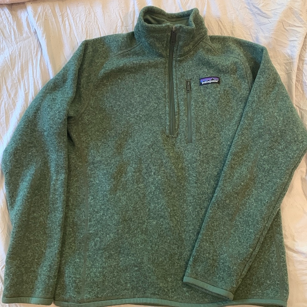Patagonia Better Sweater 1/4 Zip Fleece Pullover – Green – XS